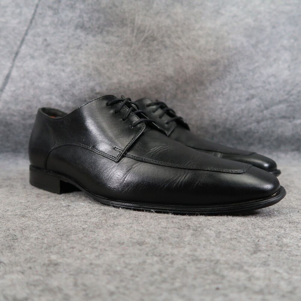 Cole Haan Shoes Mens 8.5 Oxford Classic Formal Leather Black Dress Event Lace Up